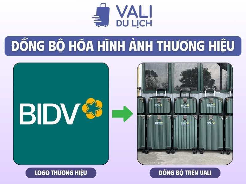 Cá nhân hóa vali quà tặng