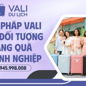 Giải pháp quà tặng vali cho các đối tượng