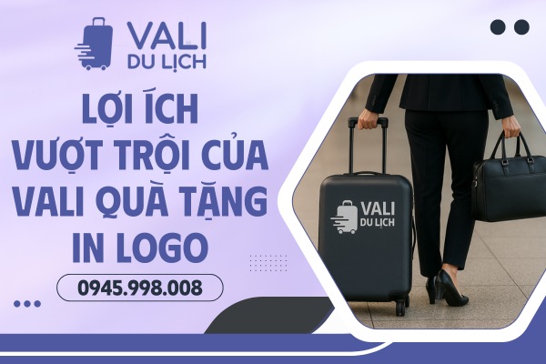 Lợi ích của quà tặng vali in logo