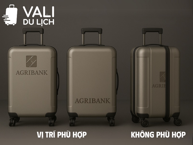 Vị trí đặt logo thương hiệu