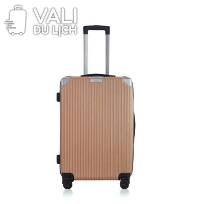 chi tiết Vali Nhựa ABS 3 Size Bo Góc Nhôm In Logo VL-VLN18
