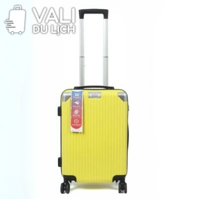 chi tiết Vali Nhựa ABS 3 Size Bo Góc Nhôm In Logo VL-VLN18