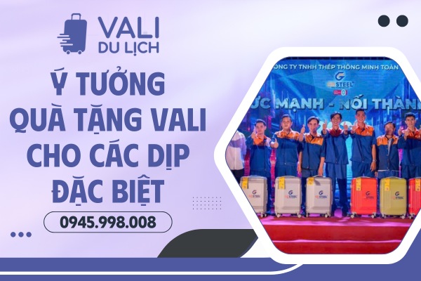Các dịp phù hợp tặng vali in logo