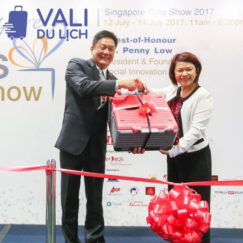 Vali quà tặng in logo