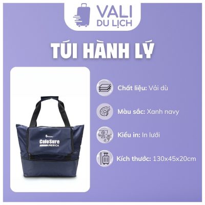 đặc điểm Túi Xách Du Lịch Gấp Gọn In Logo VL-THL04