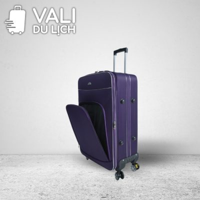 chi tiết Vali Du Lịch Vải Khóa Số In Logo VL-VLV05