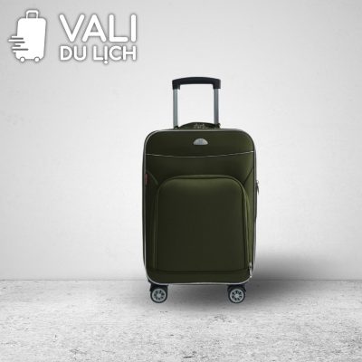 chi tiết Vali Du Lịch Vải Khóa Số In Logo VL-VLV05