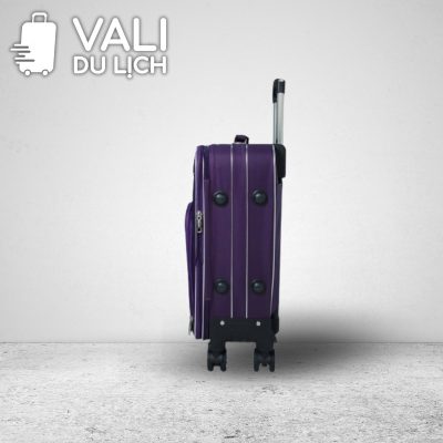 chi tiết Vali Du Lịch Vải Khóa Số In Logo VL-VLV05