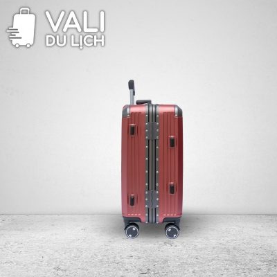 chi tiết Vali Nhựa Khung Nhôm Khóa TSA In Logo VL-VLN23
