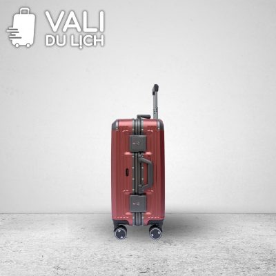 chi tiết Vali Nhựa Khung Nhôm Khóa TSA In Logo VL-VLN23