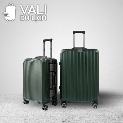 chi tiết Vali Nhựa Khung Nhôm Khóa TSA In Logo VL-VLN23