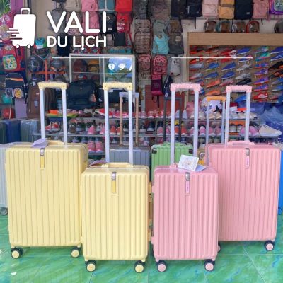 chi tiết Vali Khung Nhôm Nhựa PC In Logo VL-VLN24