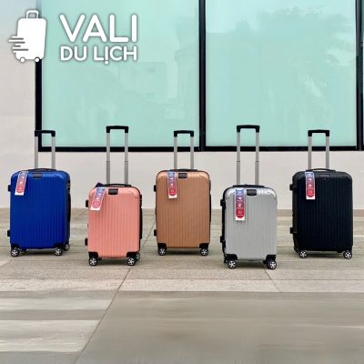 chi tiết Vali Nhựa ABS Size 20 Và Size 24 Có Móc Treo In Logo VL-VLN19