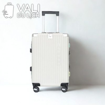 chi tiết Vali Nhựa PC Bọc Khung Nhôm In Logo VL-VLN22