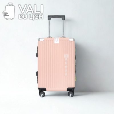 chi tiết Vali Nhựa PC Bọc Khung Nhôm In Logo VL-VLN22