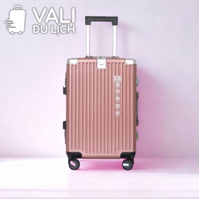 chi tiết Vali Nhựa PC Bọc Khung Nhôm In Logo VL-VLN22