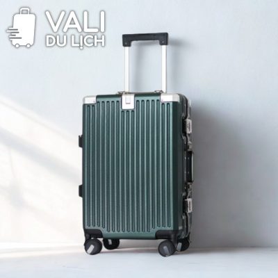 chi tiết Vali Nhựa PC Bọc Khung Nhôm In Logo VL-VLN22