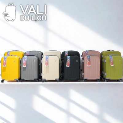 chi tiết Vali Nhựa ABS 2 Size In Logo VL-VLN20