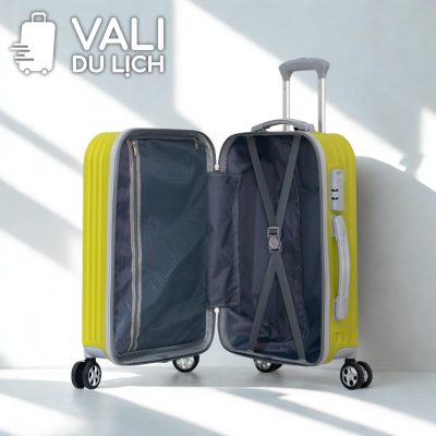 chi tiết Vali Nhựa ABS 2 Size In Logo VL-VLN20