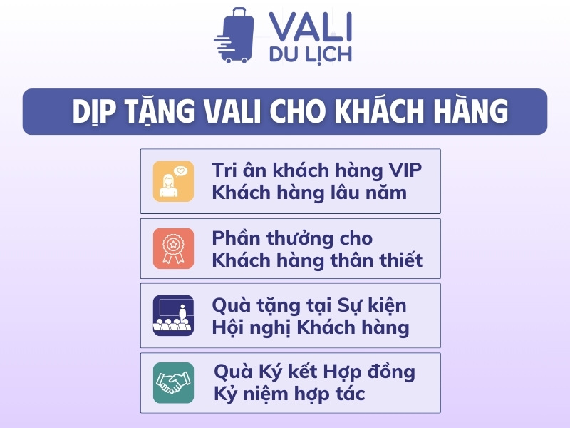 Dịp tặng quà cho khách hàng
