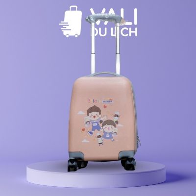 Vali Trẻ Em Size 16 Bánh Xe Đôi In Logo VL-VLT04
