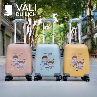 chi tiết Vali Trẻ Em Size 16 Bánh Xe Đôi In Logo VL-VLT04