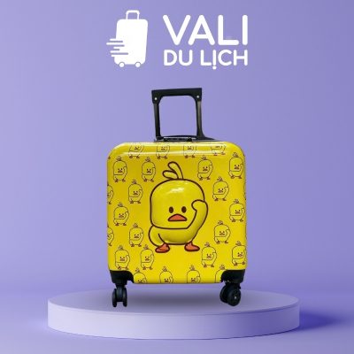 Vali Cho Bé Dáng Hộp Size 18 Hình 3D In Logo VL-VLT09