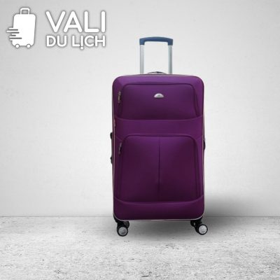 chi tiết Vali Vải Du Lịch Siêu Nhẹ In Logo VL-VLV04