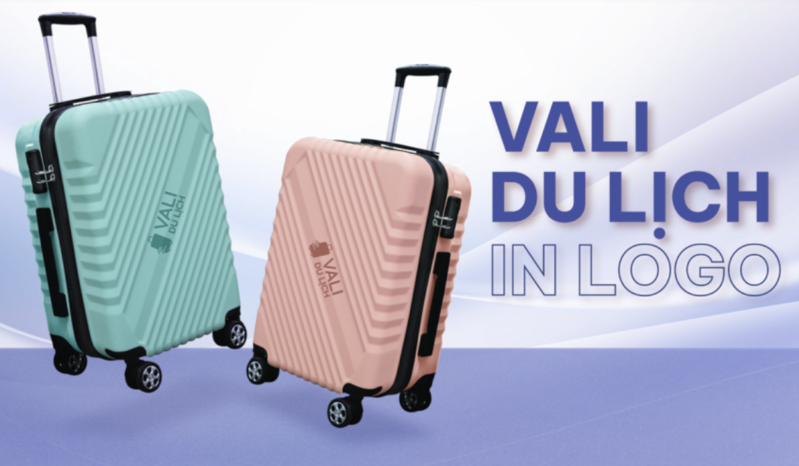 Mẫu vali quà tặng doanh nghiệp được in logo sắc nét tại xưởng sản xuất - Ảnh 1